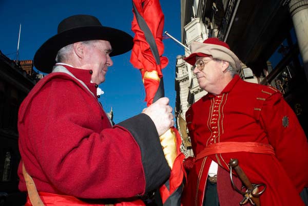 © 2006, Peter Marshall: Kings Army Whitehall Parade