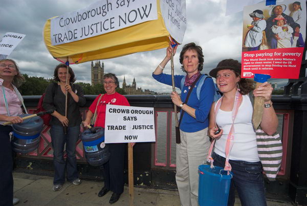 Christian Aid Trade Justice March &copy; 2006, Peter Marshall