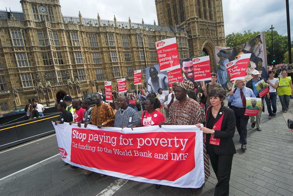 Christian Aid Trade Justice March &copy; 2006, Peter Marshall