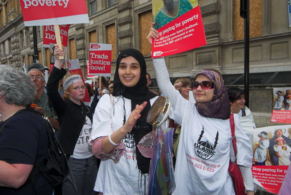 �Christian Aid Trade Justice March &copy; 2006, Peter Marshall