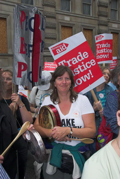 �Christian Aid Trade Justice March &copy; 2006, Peter Marshall