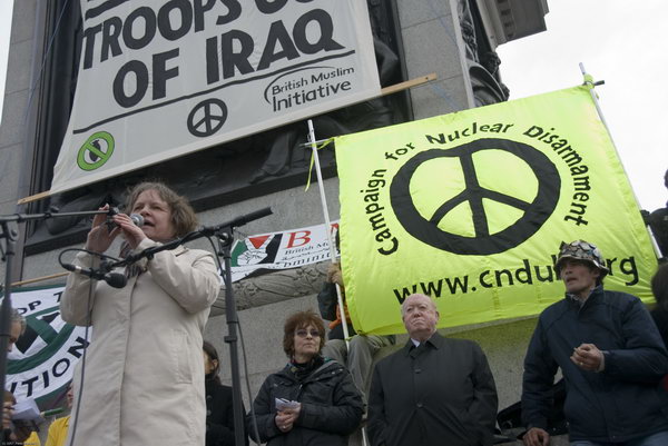 Stop Trident, Troops out of Iraq © 2007, Peter Marshall