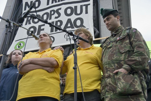Stop Trident, Troops out of Iraq &copy; 2007, Peter Marshall