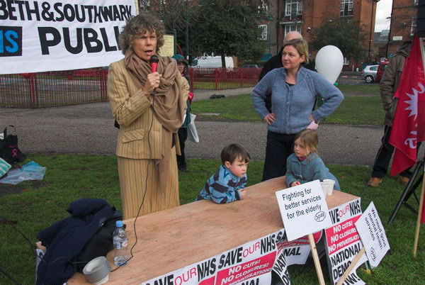 NHS March, Camberwell © 2007, Peter Marshall