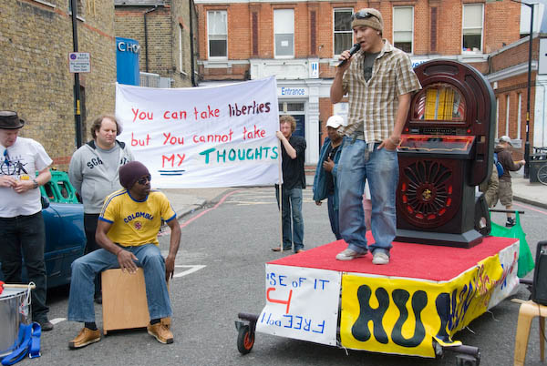 March of the Human Rights Jukebox &copy; 2007, Peter Marshall